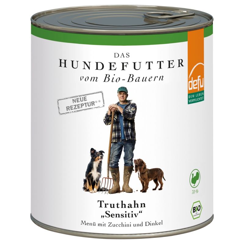 defu - Das Tierfutter vom Bio-Bauern Hund Truthahn "Sensitiv" - Produktbild