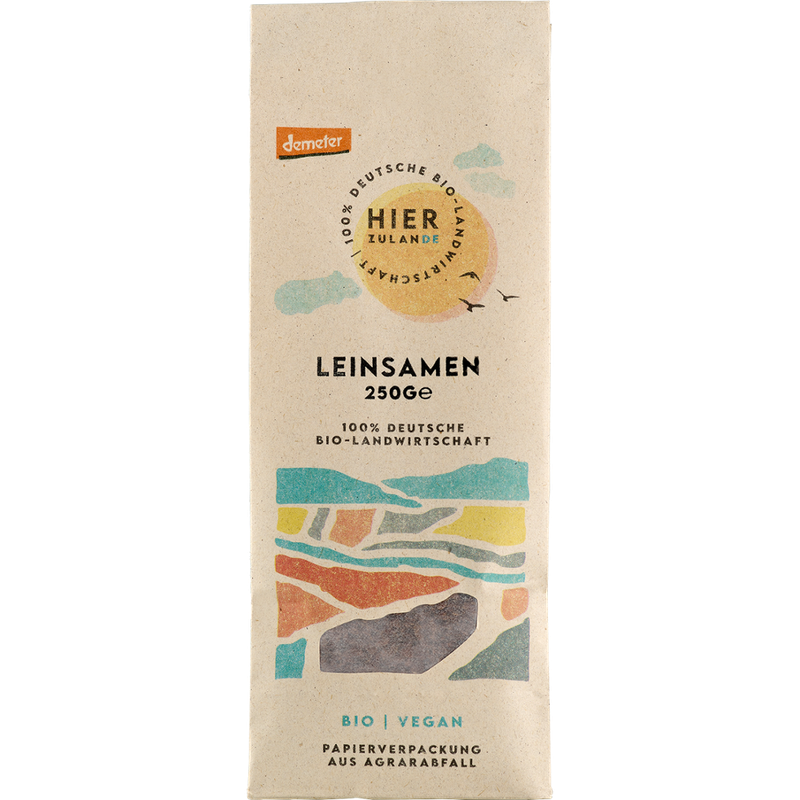 Hierzulande Leinsamen (Demeter) , 250g - Produktbild