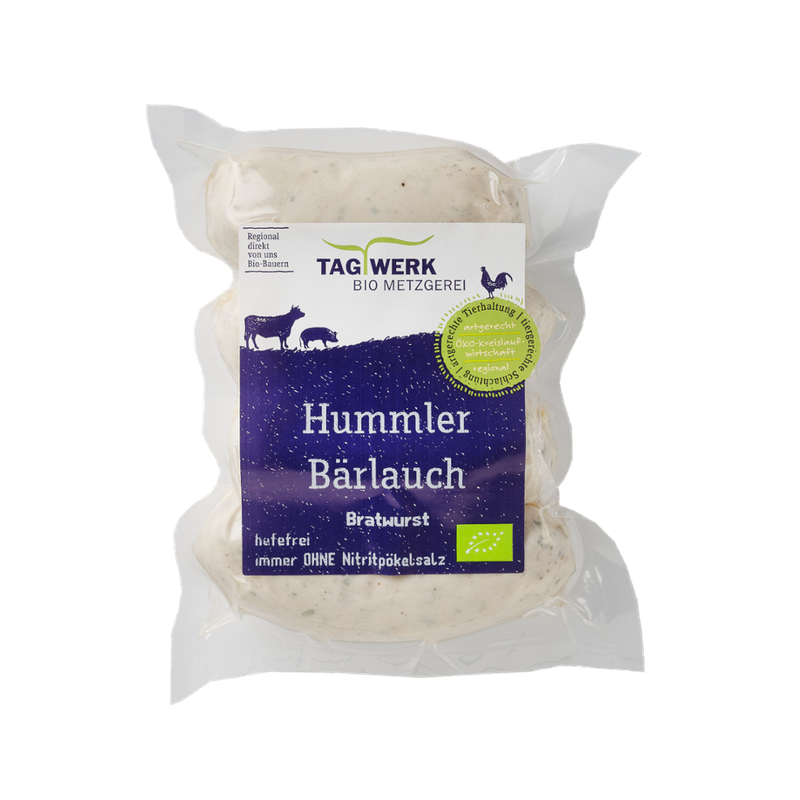 TAGWERK Hummler Bratwurst Bärlauch 4 Stk. SB - Produktbild