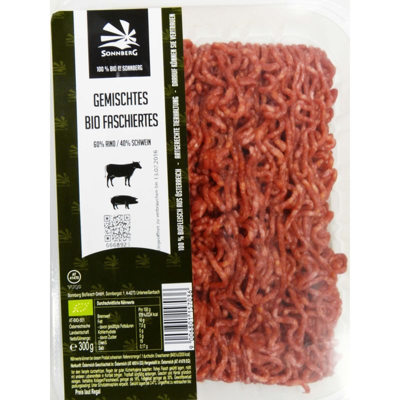 Sonnberg BIO Faschiertes gemischt e300g - Produktbild