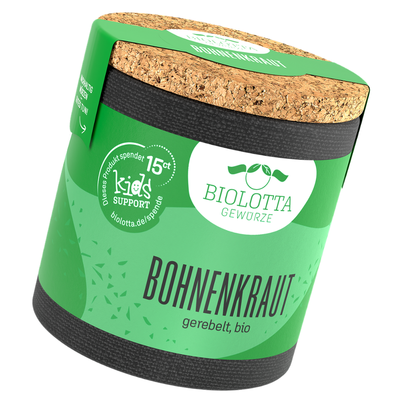 Biolotta Biolotta Korkdose Bohnenkraut gerebelt, bio - Produktbild