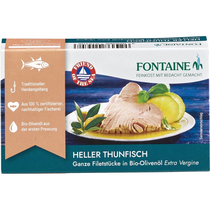Fontaine Heller Thunfisch in Bio-Olivenöl - Produktbild
