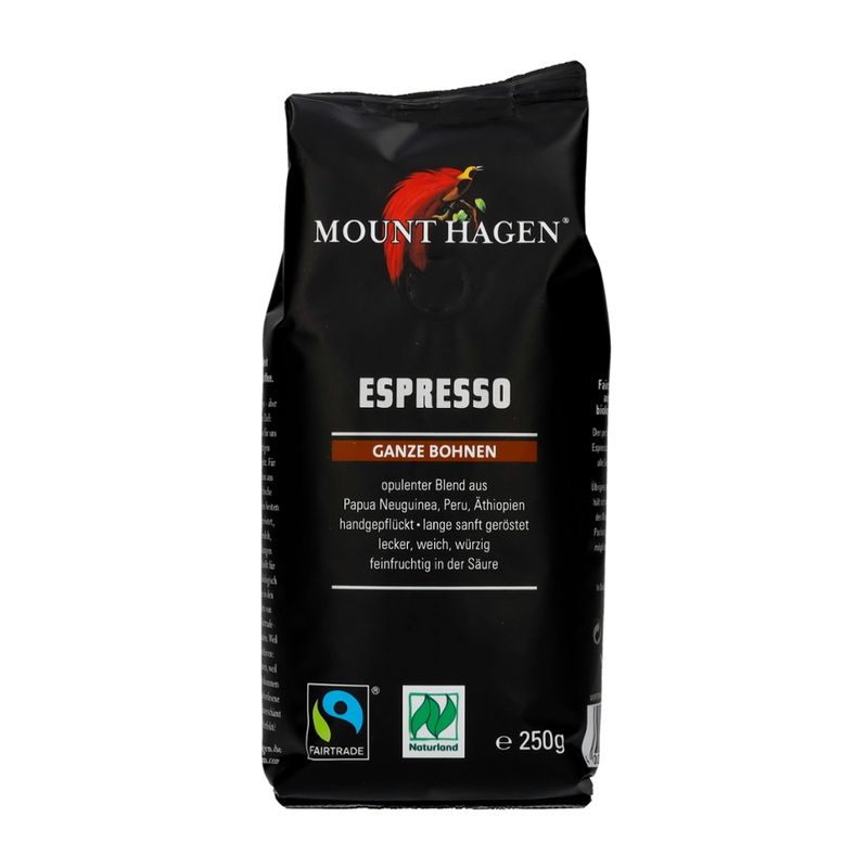 Mount Hagen Espresso ganze Bohne Softpack - Produktbild