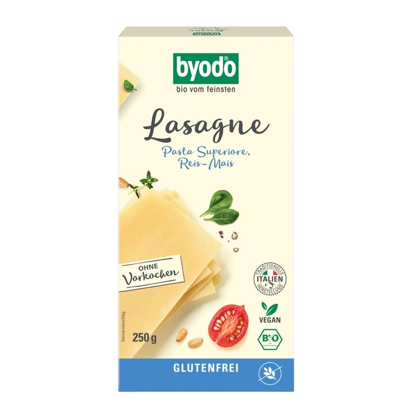 Byodo Byodo Lasagne Reis-Mais 250g - Produktbild