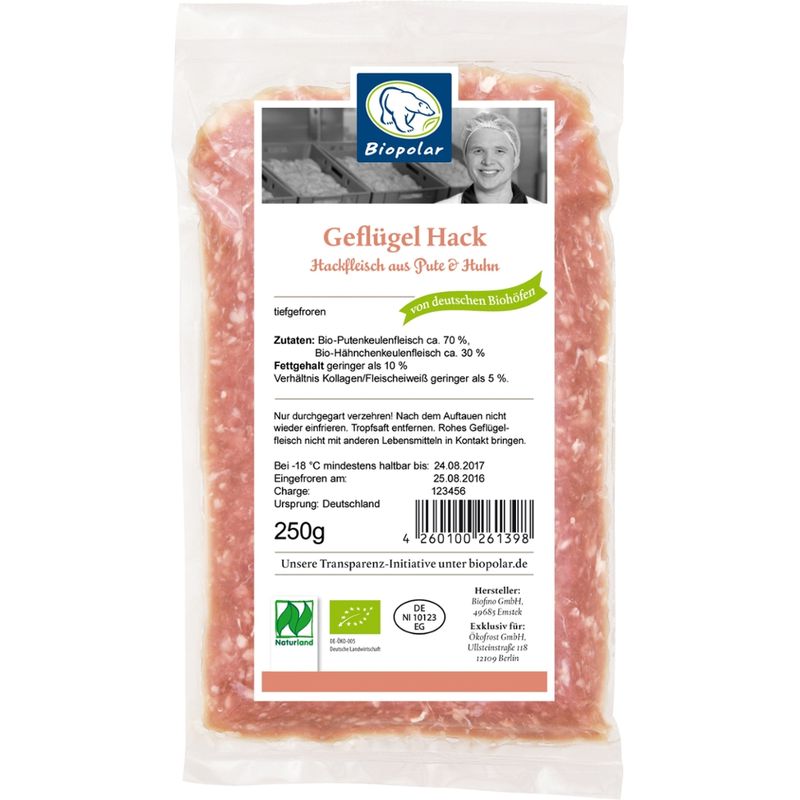 Biopolar Geflügel-Hackfleisch - Produktbild