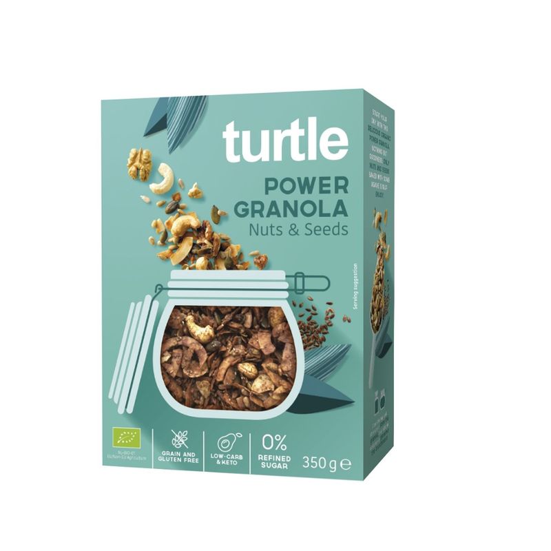Turtle - Better Breakfast POWER Granola Nüsse & Saaten Glutenfrei - Produktbild