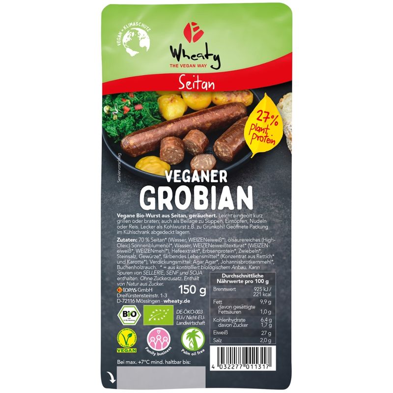 Wheaty Wheaty Veganer Grobian - Produktbild