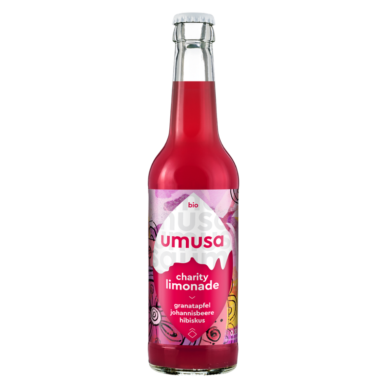 UMUSA  UMUSA Charity Limonade Rot Die fruchtig-herbe Granatapfel Johannisbeere Hibiskus - Produktbild