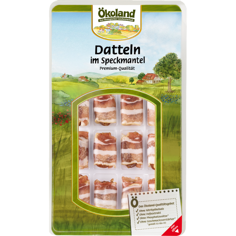 ÖKOLAND Premium Datteln im Speckmantel - Produktbild