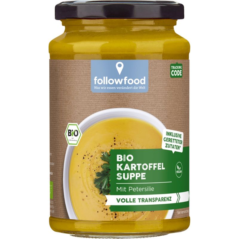 followfood Bio Kartoffelsuppe mit Petersilie vegan - Produktbild