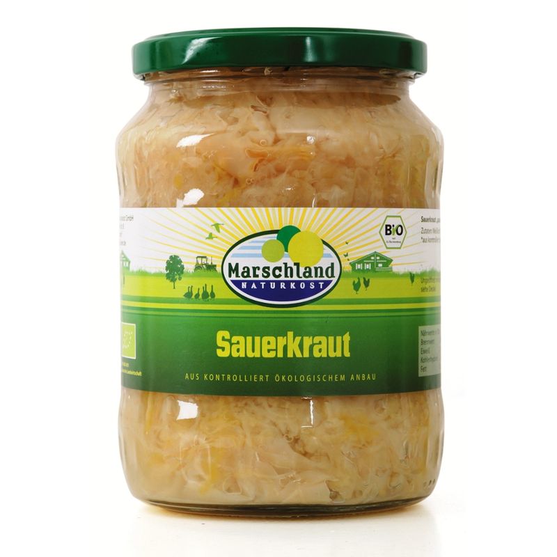 Marschland  Bioland Bio-Sauerkraut 720 ml Gl. MARSCHLAND - Produktbild