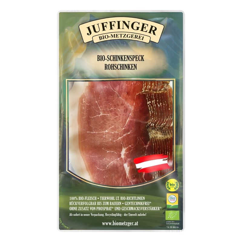 Juffinger Bio-Metzgerei BIO-Schinkenspeck Rohschinken - Produktbild