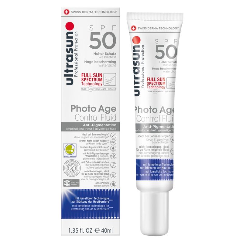 Ultrasun Photo Age Anti-Pigmentation Control Fluid SPF50 40ml - Produktbild