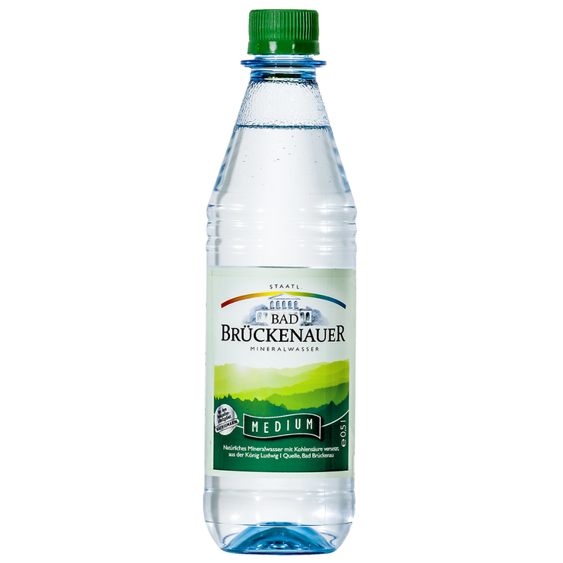 Staatl. Mineralbrunnen AG Bad Brückenau Staatl. Bad Brückenauer Mineralwasser medium 20 x 0,5l PET - Produktbild