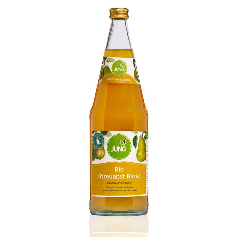 Jung Fruchtsäfte Jung Bio Streuobst Birnensaft  1L - Produktbild