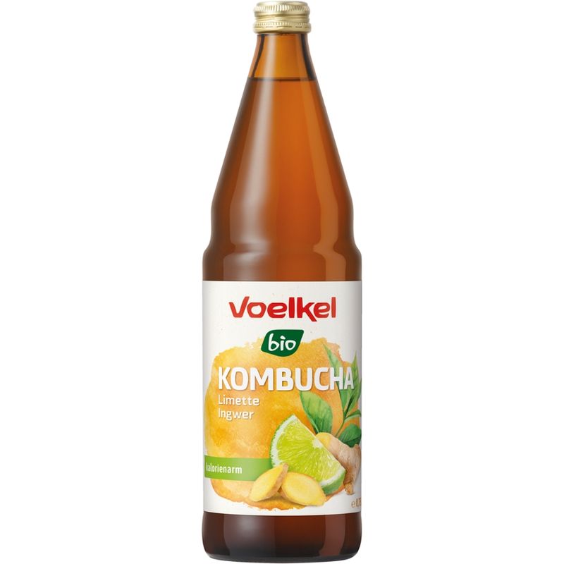 Voelkel Kombucha Limette Ingwer - Produktbild