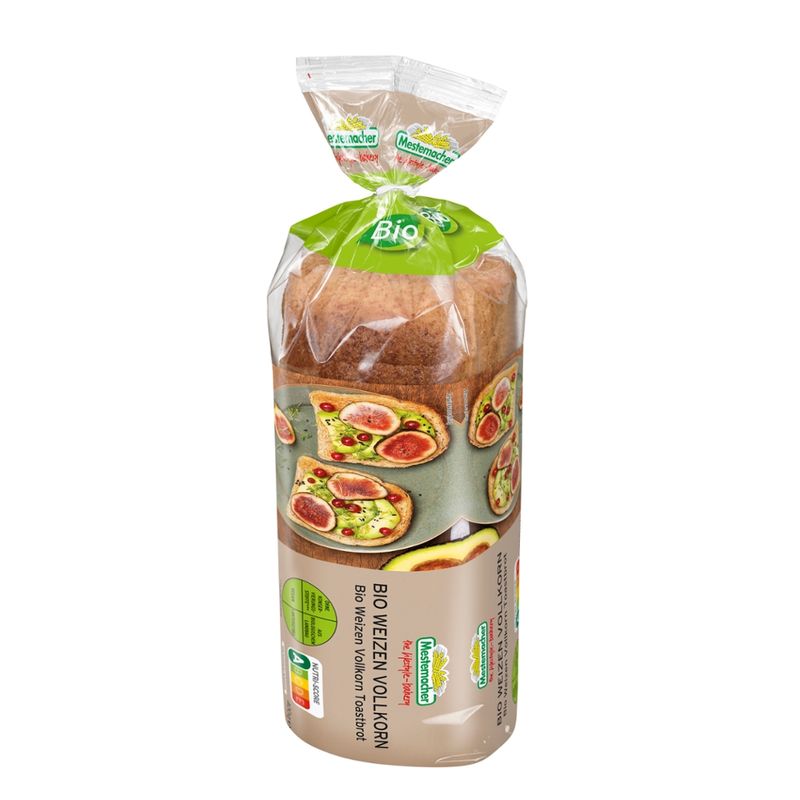 Mestemacher GmbH BIO Weizen Vollkorn Toastbrot, 400 g - Produktbild