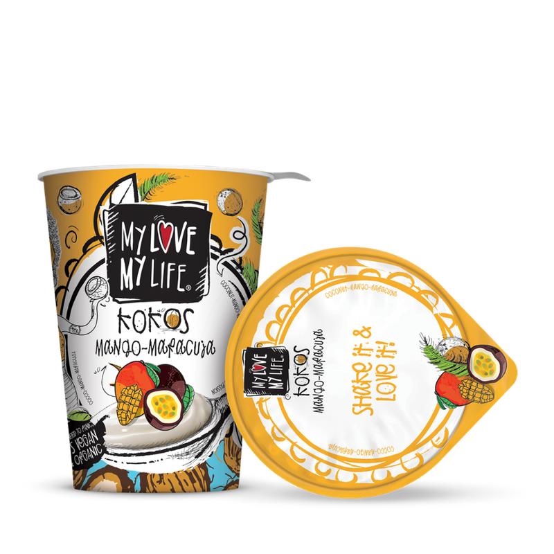 My Love My Life My Love My Life Fermentierte Bio-Kokoscreme mit Mango-Maracuja - Produktbild