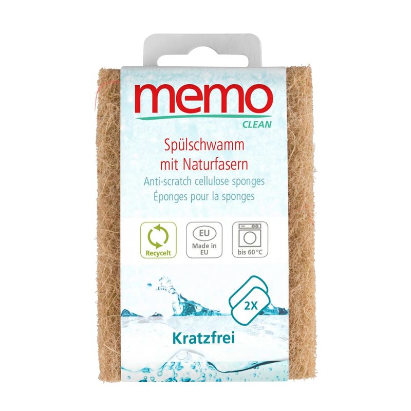 memo memo Spülschwämme "kratzfrei", 2 Stk. - Produktbild