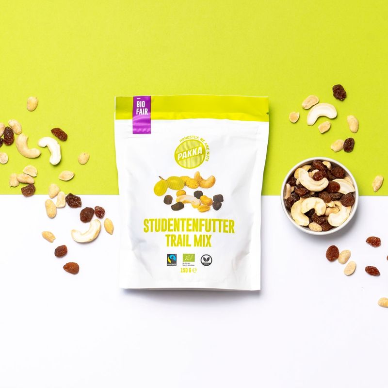 Pakka Studentenfutter, Bio & Fairtrade, 150g - Produktbild
