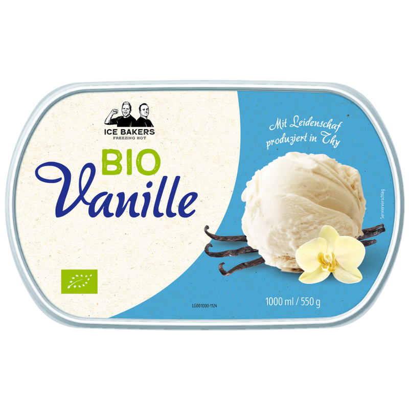 ICE BAKERS Ice Bakers Biologisches Spreiseeis Vanille - Produktbild