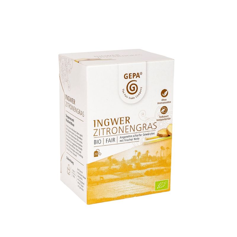 GEPA - The Fair Trade Company Bio Ingwer Zitronengras - Produktbild