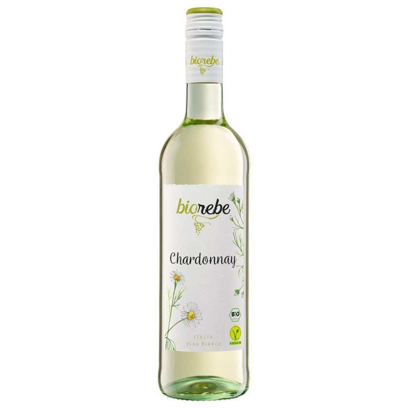 Biorebe Bioweine Biorebe Chardonnay IGP trocken Biowein + Vegan - Produktbild