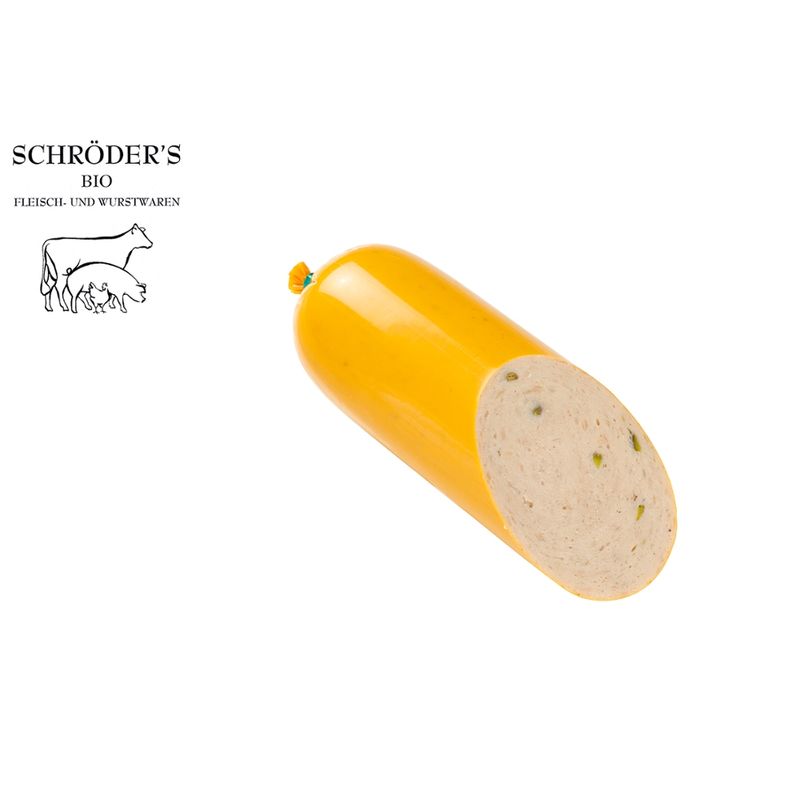Schröder's Bio Fleisch- und Wurstwaren Geflügelmortadella 120 g Stück - Produktbild