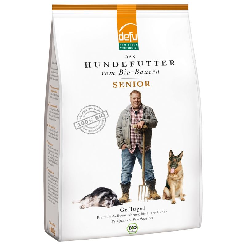 defu - Das Tierfutter vom Bio-Bauern Hund Senior Geflügel - Produktbild