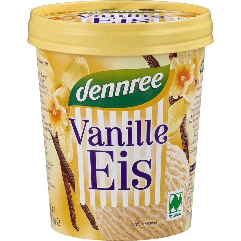 dennree Bourbon-Vanille-Eiscreme - Produktbild
