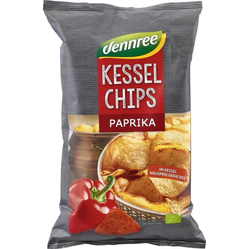 dennree Kesselchips mit Paprika - Produktbild