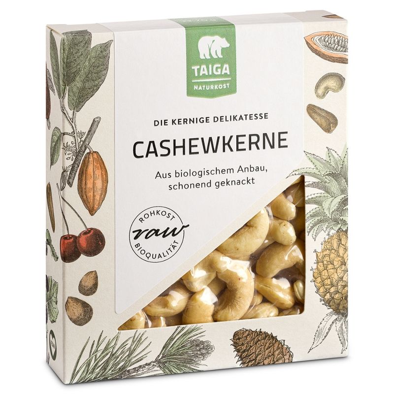 TAIGA NATURKOST Cashew-Kerne, bio, Rohkost-Qualität - Produktbild