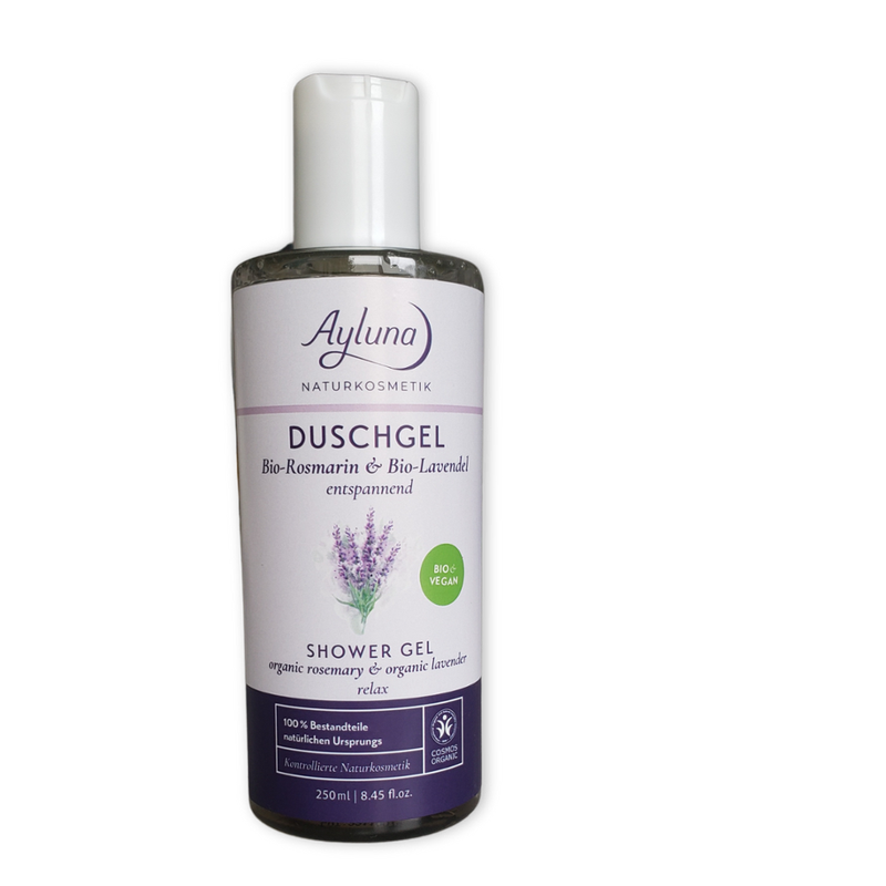 Ayluna Duschgel Bio-Rosmarin & Bio-Lavendel entspannend - Produktbild