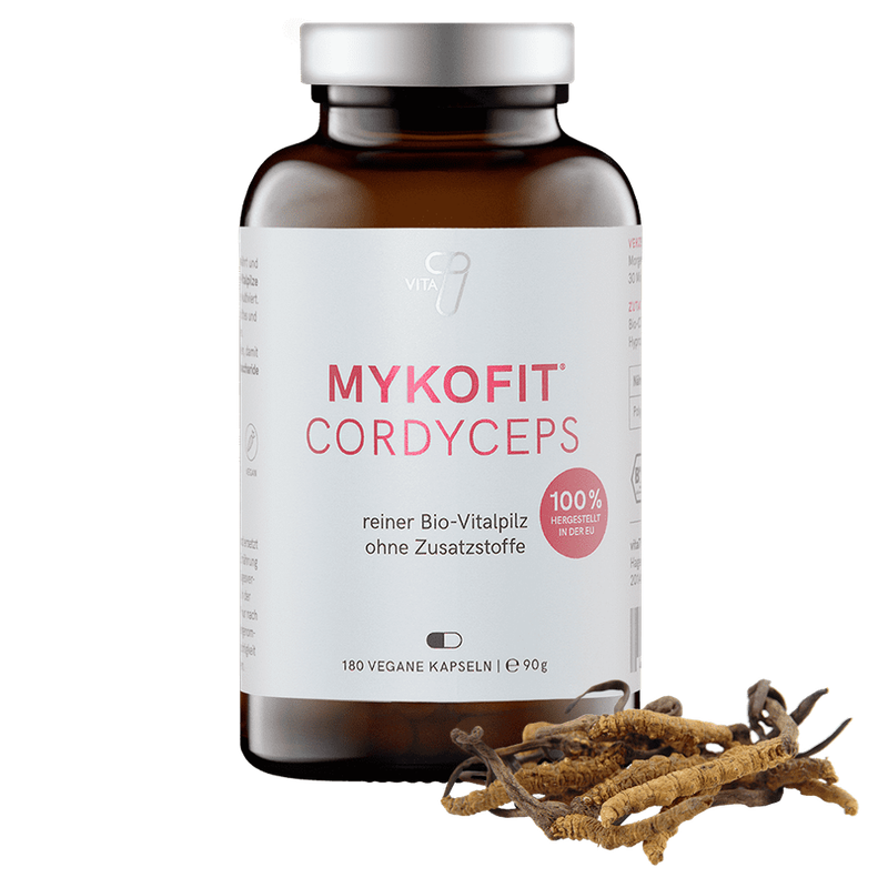 vita7 vita7 MYKOFIT Bio Cordyceps Kapseln, 180 Kapseln, pro Packung (90g) - Produktbild