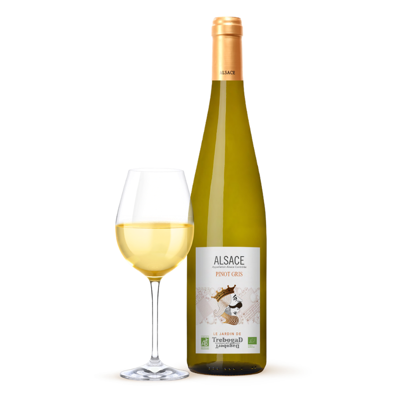 CAVE DU ROI DAGOBERT AOP ALSACE PINOT GRIS 75 CL JARDIN DE TREBOGAD - Produktbild