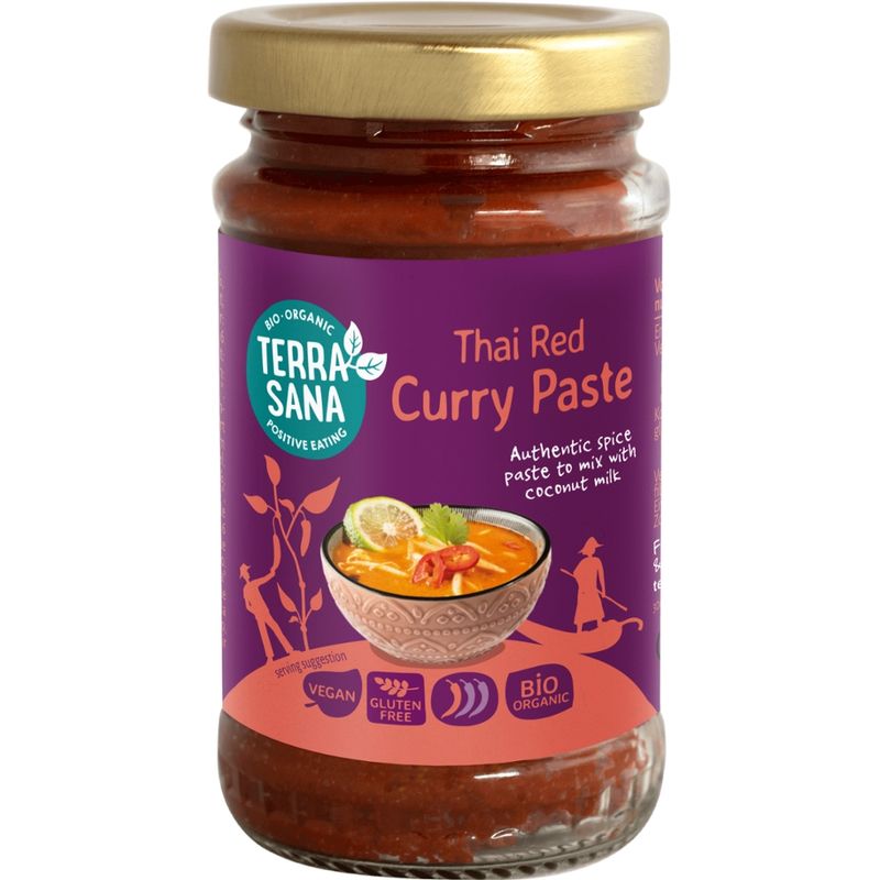 TerraSana Rote Thai Curry Paste - Produktbild