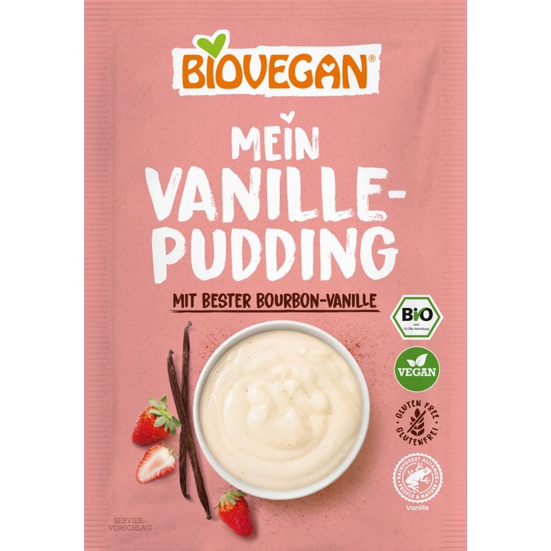 Biovegan Mein Bourbon Vanille Pudding, 36g BIO - Produktbild