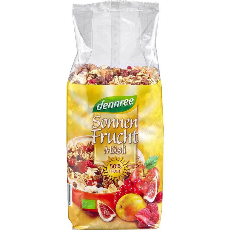 dennree Sonnenfruchtmüsli, 50% Frucht - Produktbild