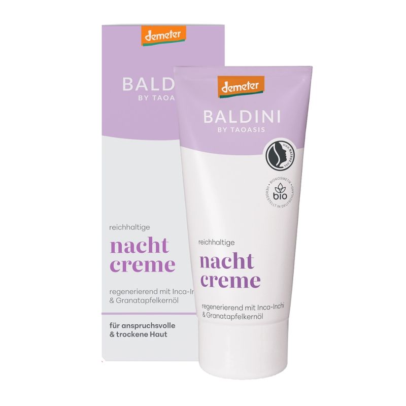 Baldini Baldini Reichhaltige Nachtcreme demeter 50ml - Produktbild