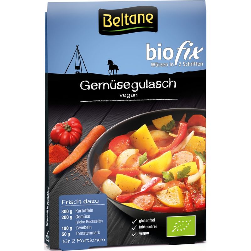 Beltane Beltane Biofix Gemüsegulasch, vegan, glutenfrei, lactosefrei - Produktbild