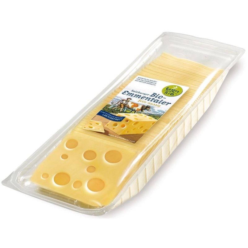 besser Bio. besser Bio. Salzburger Bio-Emmentaler, 800g GV-Scheiben - Produktbild