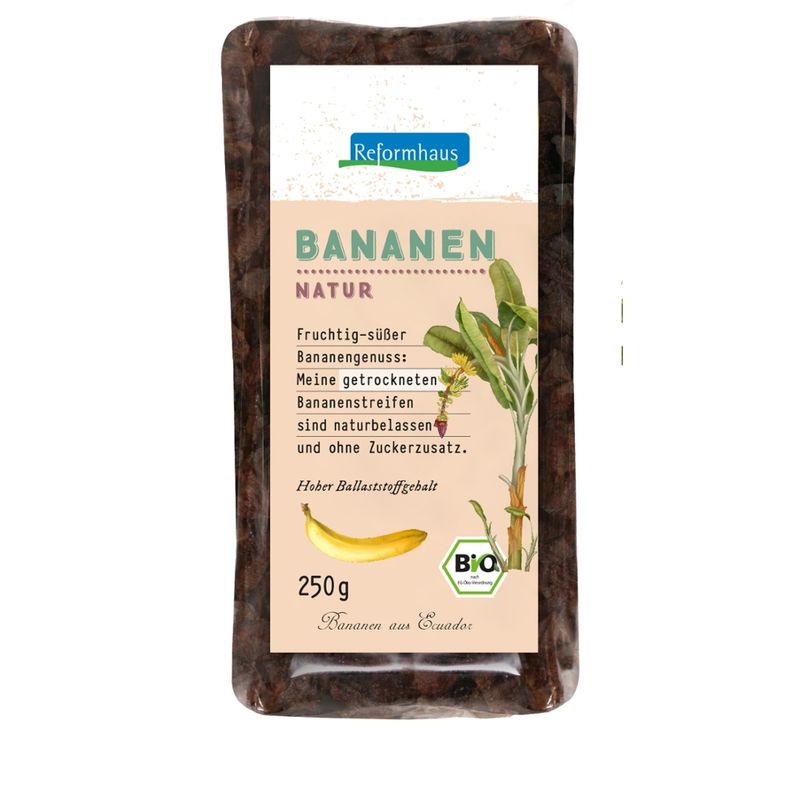 Reformhaus Bananen in Päckchen bio - Produktbild