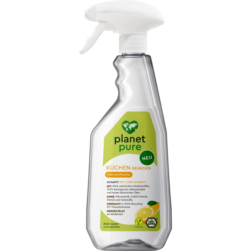 Planet Pure Küchen-Reiniger  Zitronenfrische  Spray 500ml - Produktbild