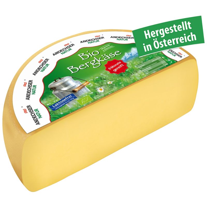 Andechser Natur Bio Bergkäse 50% - Produktbild