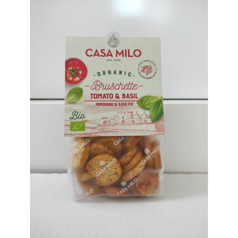 Casa Milo Organic Bruschette Tomato & Basil - Produktbild