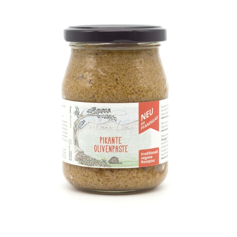 Silver leaf Pikante Olivenpaste im Pfandglas (250 g) - Produktbild