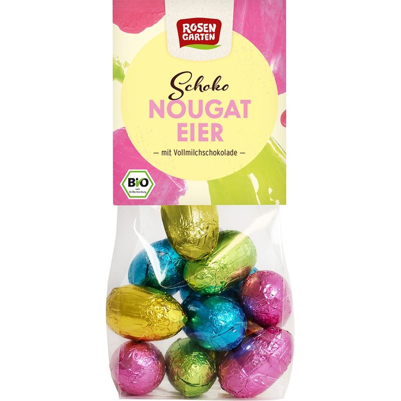 Rosengarten Vollmilch-Schoko-Eier mit Nougat gefüllt - Produktbild
