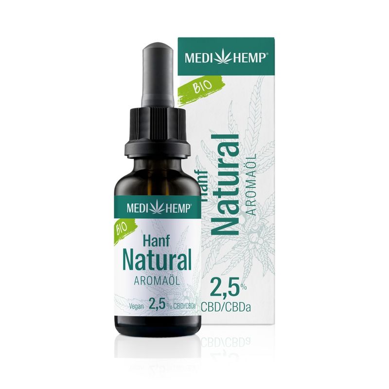 MEDIHEMP Bio Hanf Natural Aromaöl 2,5% - Produktbild