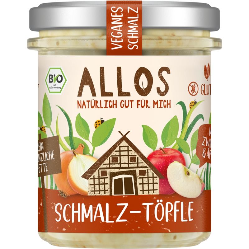 Allos Schmalz-Töpfle mit Zwiebeln und Äpfeln - Produktbild