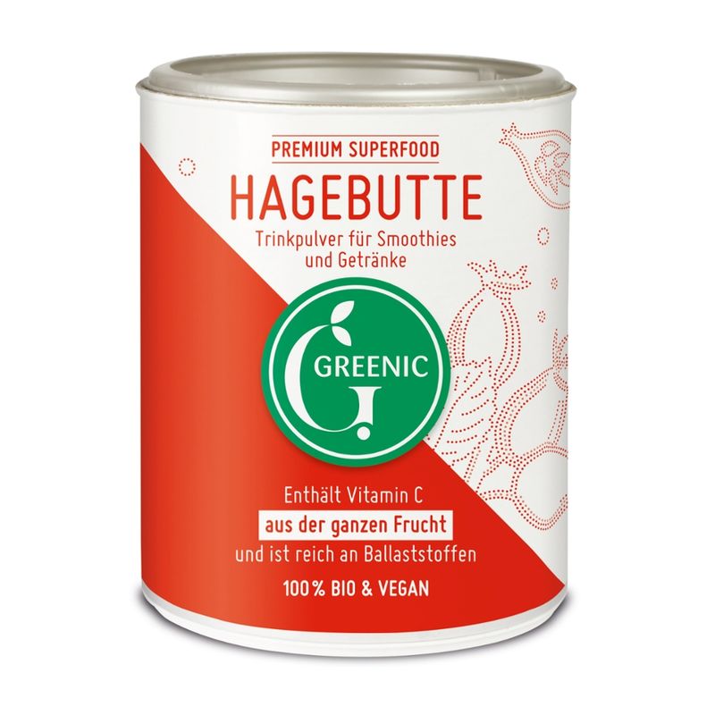 Greenic Hagebutte Superfood Trinkpulver - Produktbild